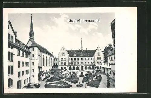 AK Untermarchtal, Kloster, Hof