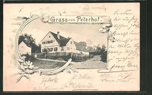 AK Gersthofen, Gasthaus Peterhof