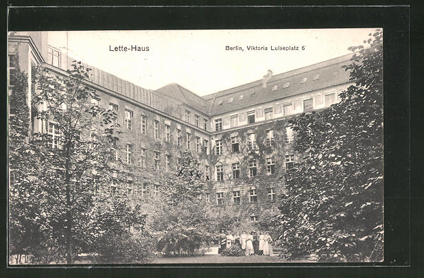 Ak Berlin Schoneberg Lette Haus Viktoria Luiseplatz 6 Nr