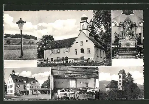 AK Kirchzarten, Gaststätte "St. Laurentius" und Kirche