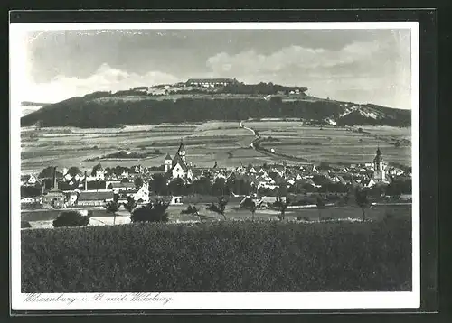 AK Weissenburg, Ortsansicht mit Wülzburg