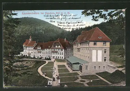 AK Malsburg-Marzell, Blick auf das Luisenheim