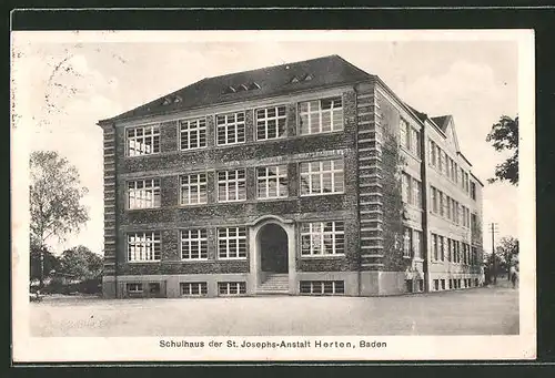 AK Herten, Schulhaus der St. Josephs-Anstalt