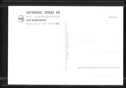 AK Münstereifel, Autohaus Jonas KG, Kölnerstrasse 51
