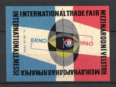 Reklamemarke Brno, Internationale Messe 1960, Messelogo