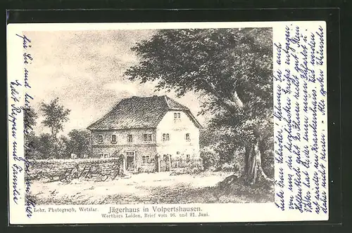 AK Volpertshausen, Blick zum Jägerhaus
