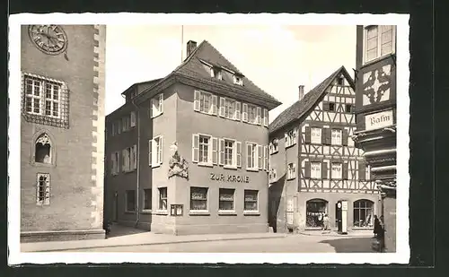 AK Mosbach, Hotel zur Krone