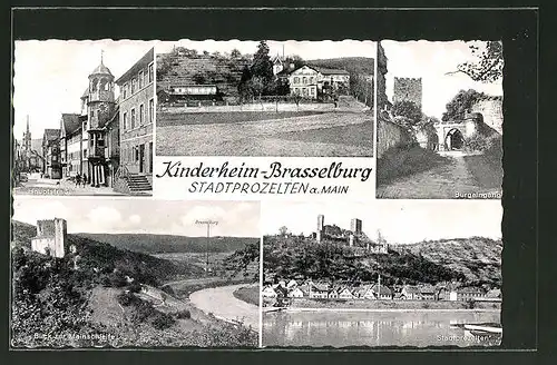 AK Stadtprozelten a. Main, Kinderheim-Brasselburg, Hauptstrasse