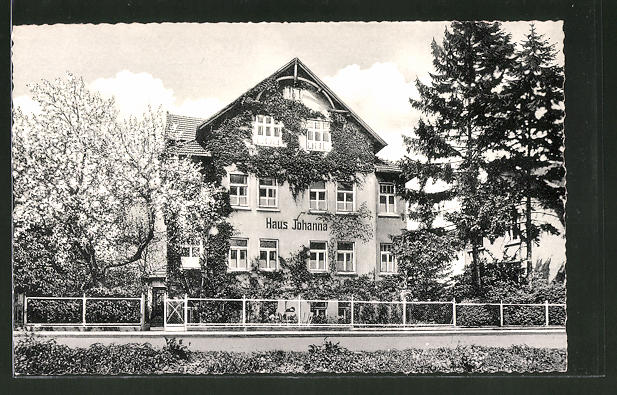 AK Bad SoodenAllendorf, Partie am Haus Johanna Nr