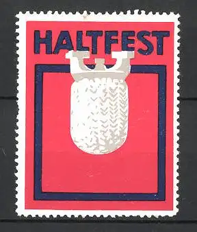 Reklamemarke Haltfest, Glühkörper