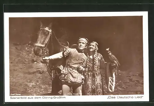 AK "Das deutsche Lied", Harry Gondi und Gritta Ley in einer Filmszene