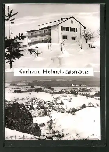 AK Eglofs - Burg, Kurheim Helmel und Ortsansicht