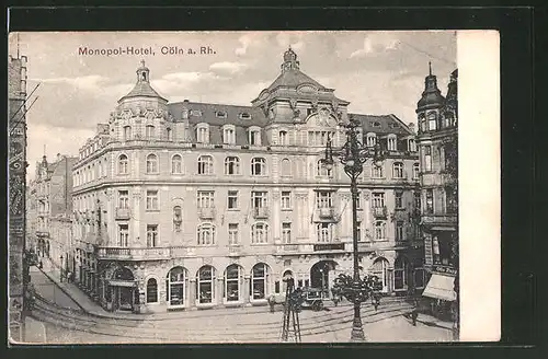 AK Köln, Monopol-Hotel am Wallrafplatz 5