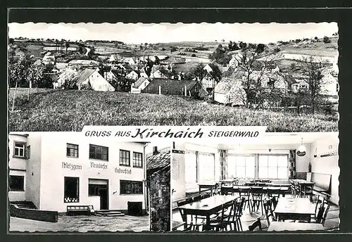 AK Kirchaich, Panorama & Gasthaus mit Metzgerei Neundörfer