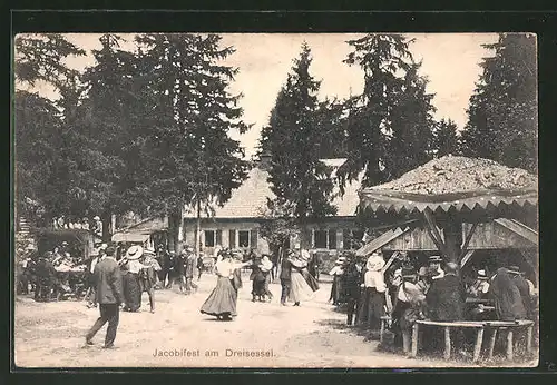 AK Neureichenau, Jacobi-Fest am Dreisessel 1913