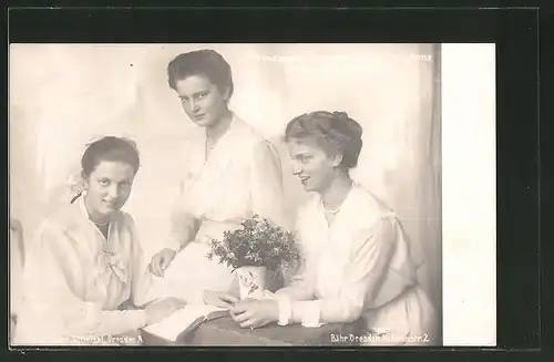 AK Prinzessin Margarete, Maria Alix und Anna, Herzoginnen von Sachsen