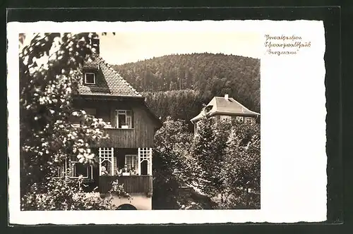 AK Unterreichenbach, Privatpension Schwarzwaldhaus Bergmann