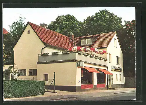 AK Veitshöchheim, Café-Restaurant "Sonnenschein", Mainlände 6