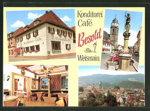 AK Weismain / Ofr, Café - Konditorei - Weinstube Besold