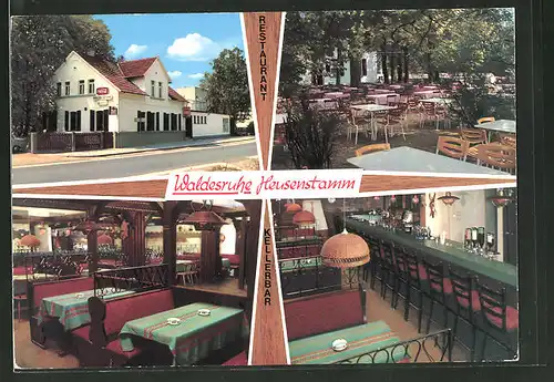 AK Heusenstamm, Gasthaus Waldesruhe, Dietzenbacher Strasse 7