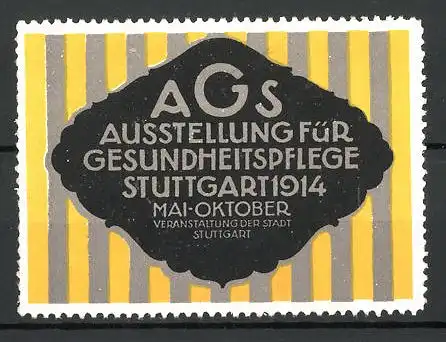 Reklamemarke Stuttgart, Ausstellung für Gesundheitspflege 1914