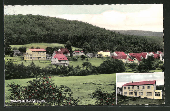 Ak Wommelshausen Hutte Pension Haus Salzbodetal Nr 7826509