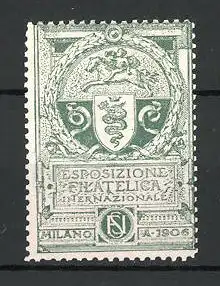 Reklamemarke Milano, Esposzione Filatelica Internazionale 1906, Wappen