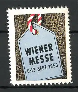 Reklamemarke Wien, Wiener Messe 1953