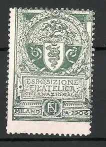 Reklamemarke Milano, Esposizione Filatelica Internazionale 1906, Wappen