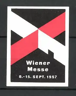 Reklamemarke Wien, Wiener Messe 1957, Messelogo