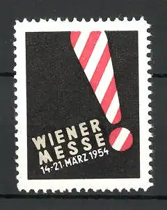 Reklamemarke Wien, Wiener Messe 1954