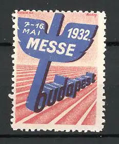 Reklamemarke Budapest, Messe 1932, Messelogo