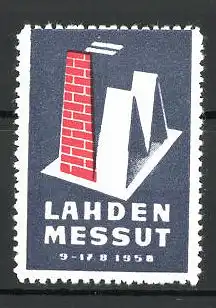 Reklamemarke Lahden, Messut 1958, Messelogo