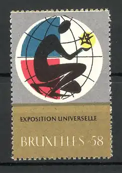 Reklamemarke Bruxelles, Exposition Universelle 1958, Messelogo