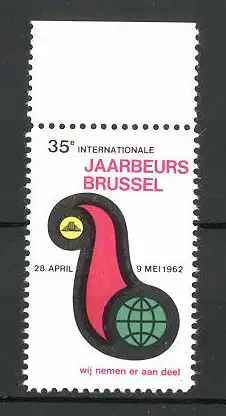 Reklamemarke Brussel, 35. Internationale Jaarbeurs 1966, Messelogo