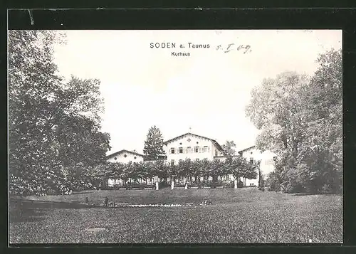 AK Soden / Taunus, Blick zum Kurhaus