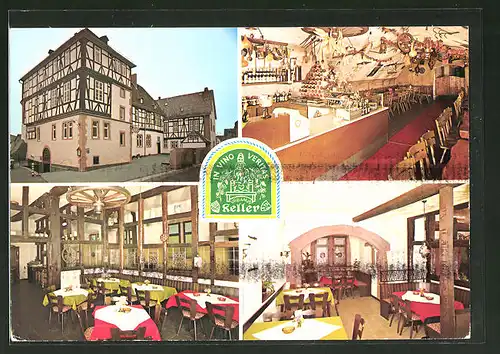 AK Gelnhausen, Partie an der Stadt-Schänke und Urbanus-Keller