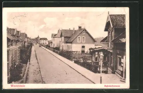 AK Westerstede, Blick in die Bahnhofstrasse