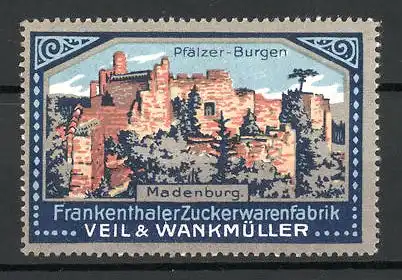 Reklamemarke Serie: Pfälzer Burgen, Madenburg