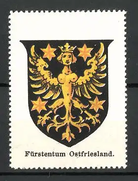 Reklamemarke Wappen vom Fürstentum Ostfriesland