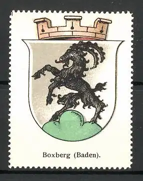Reklamemarke Wappen von Boxberg (Baden)