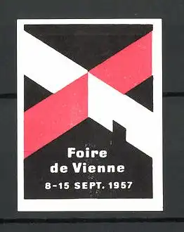 Reklamemarke Vienne, Foire de Vienne 1957, Messelogo