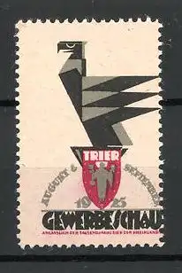 Reklamemarke Trier, Gewerbeschau 1925, Messelogo