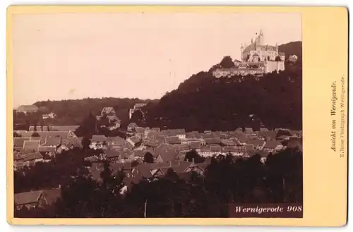 Fotografie E. Rose, Wernigerode, Ansicht Wernigerode, Totale