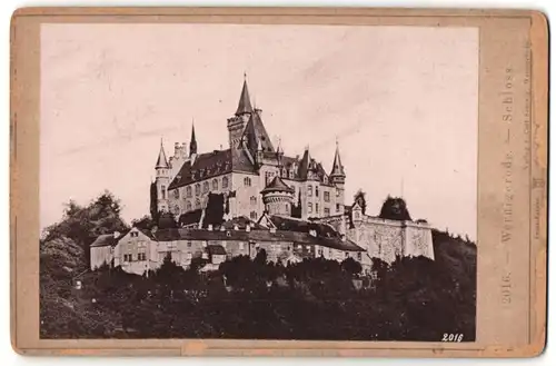 Fotografie Ernst Roepke, Wernigerode, Ansicht Wernigerode, Schloss
