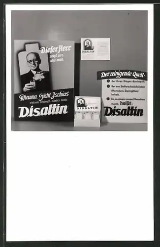 AK Reklame Medikament "Disaltin" gegen Rheuma, Gicht und Ischias