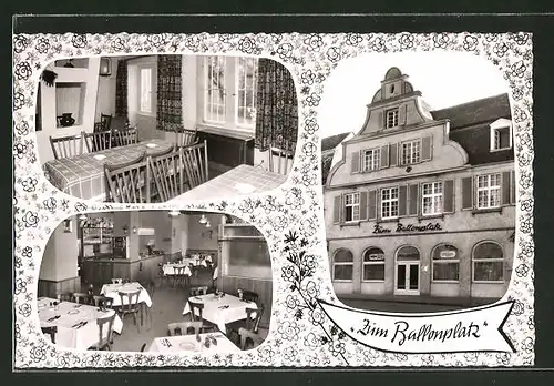 AK Darmstadt, Speise-Restaurant "Zum Ballonplatz", Alexanderstrasse 29