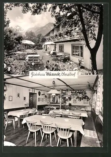 AK Oberstdorf, Gästehaus "Mussack", Bes. Johann Mussack
