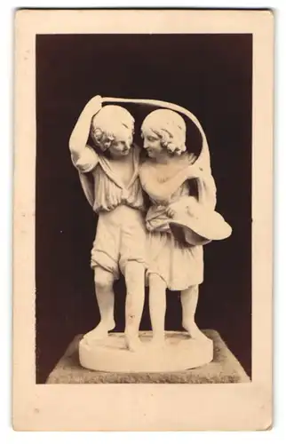 Fotografie F. & O. Brockmann's Nachf., Dresden, Figurengruppe von Cauer, Paul und Viginie
