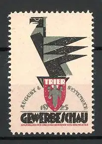 Reklamemarke Trier, Gewerbeschau der Tausendjahrfeier des Rheinlandes 1925, Messelogo